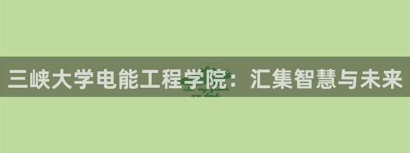 门徒娱乐手机登录不上去：三峡大学电能工程